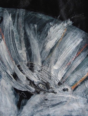 Maelstrom
Mixed media on Nepalese paper, 28 x 20cm Maelstrom
Mixed media on Nepalese paper, 28 x 20cm
